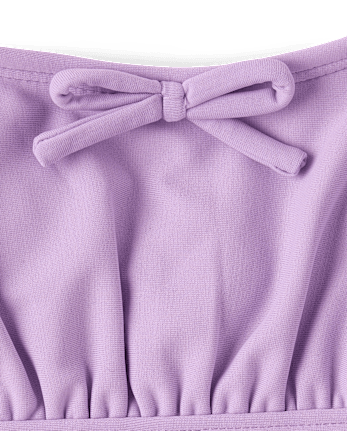 Tween Girls Smocked Longline Bikini Swimsuit