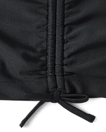 Tween Girls Floral Ruched 3-Piece Swimsuit