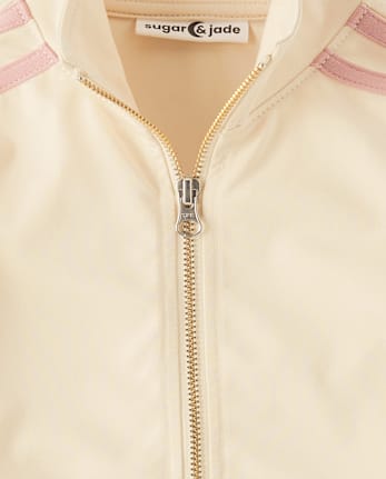 Tween Girls Contrast Stripe Track Jacket