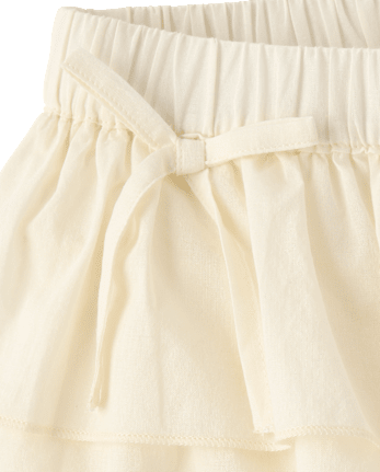 Tween Girls Tiered Ruffle Mini Skort
