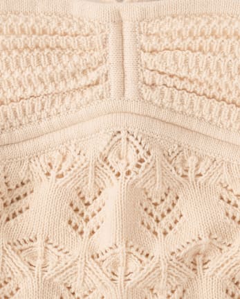 Tween Girls Crochet Halter Top