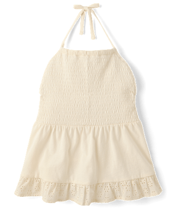 Tween Girls Halter Peplum Top