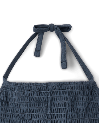 Tween Girls Halter Peplum Top