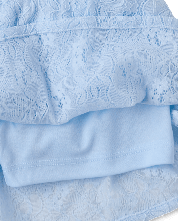 Tween Girls Lace Tiered Skort