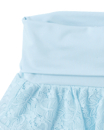 Tween Girls Lace Tiered Skort