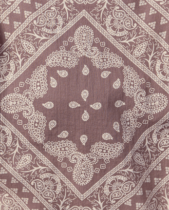 Tween Girls Textured Bandana Tank Top