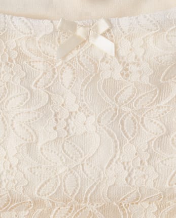 Tween Girls Lace Midi Hanky Hem Skirt