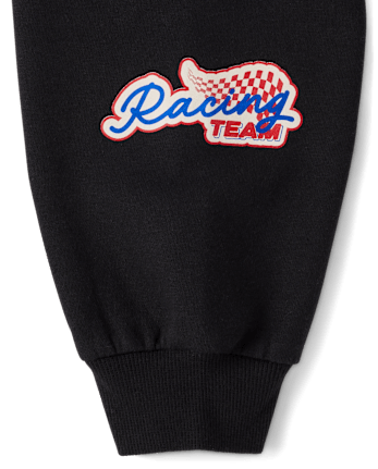 Tween Girls RacingPremium Fleece Half Zip Pullover