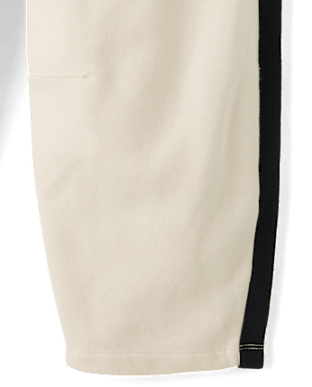 Tween Girls Side Stripe Premium Fleece Barrel Sweatpants
