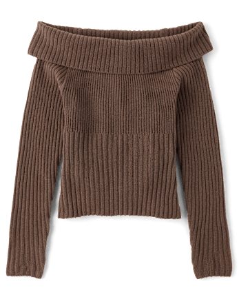 Tween Girls Off Shoulder Sweater