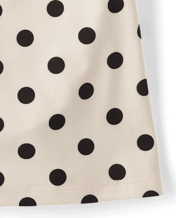Tween Girls Quick Dry Racing Polka Dot Baby Tee