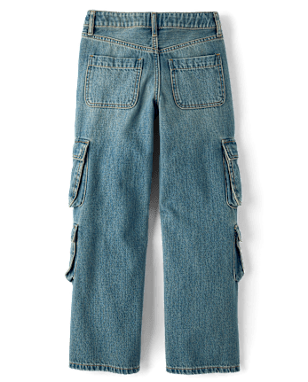Tween Girls Baggy Cargo Jeans