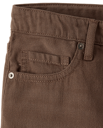 Tween Girls Garment Dyed Baggy Cargo Jeans