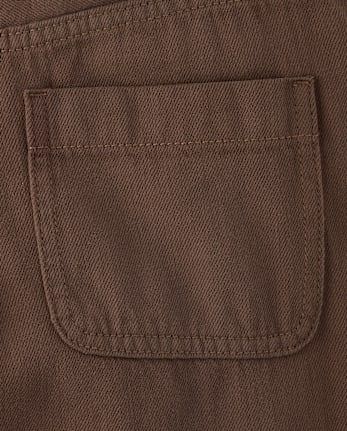 Tween Girls Garment Dyed Baggy Cargo Jeans