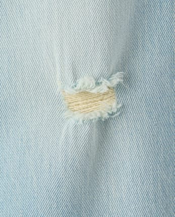 Tween Girls Ripped 90s Straight Jeans