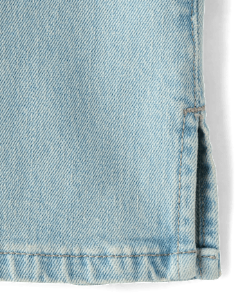 Tween Girls Ripped 90s Straight Jeans