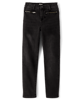 Tween Girls Moto Pencil Jeans