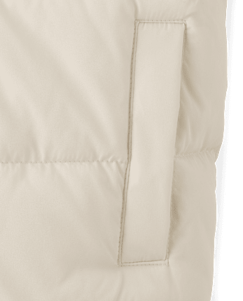 Tween Girls Side Stripe Puffer Jacket