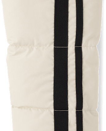 Tween Girls Side Stripe Puffer Jacket