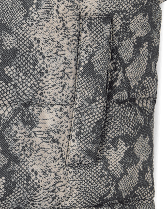 Tween Girls Snake Puffer Jacket