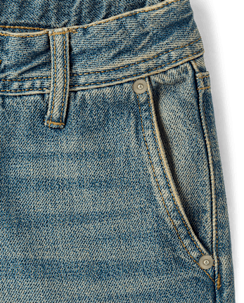 Tween Girls Low Rise Below-Knee Jorts