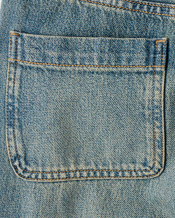 Tween Girls Low Rise Below-Knee Jorts