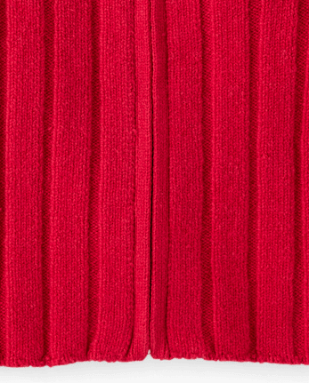 Tween Girls Zip Up Sweater Jacket - RED GUMBALL