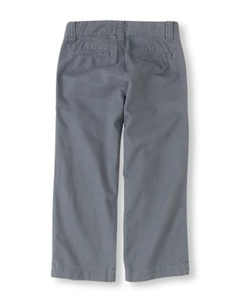 Pantalones chinos rectos de uniforme para niños