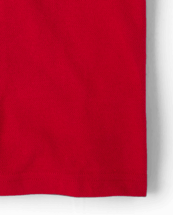 Boys Uniform Soft Pique Polo - CLASSICRED
