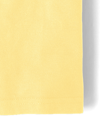 Polo en piqué d'uniforme pour garçon - NEW YELLOW