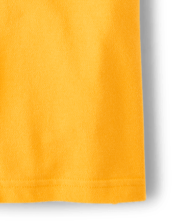 Polo de piqué de uniforme para niños - YELLOW PENCIL
