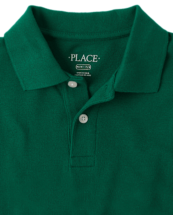 Polo en piqué d'uniforme pour garçon