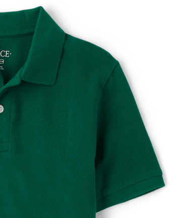Polo de piqué de uniforme para niños