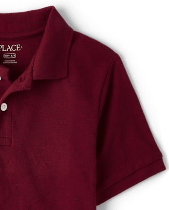 Polo de piqué de uniforme para niños
