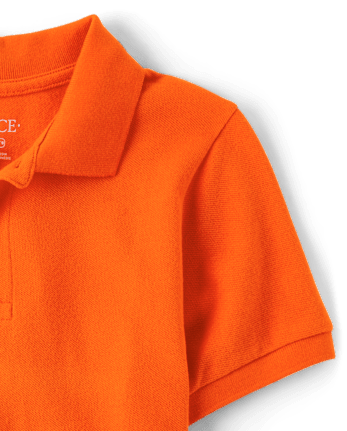 Polo en piqué d'uniforme pour garçon
