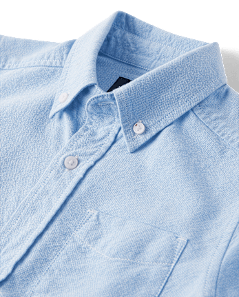 Chemise boutonnée Oxford d'uniforme pour garçon
