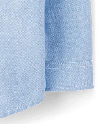 Camisa con botones Oxford uniforme para bebés y niños pequeños