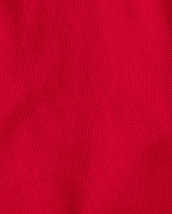 Baby And Toddler Boys Uniform Soft Pique Polo - CLASSICRED