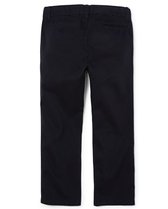Boys Uniform Woven Pleated Chino Pants | The Children's Place - NEW NAVY