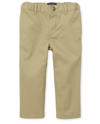 Baby And Toddler Boys Uniform Straight Chino Pants