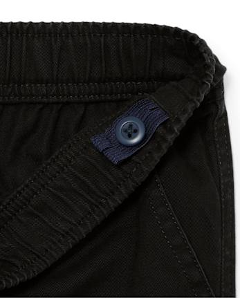 Boys Pull On Cargo Pants - Husky