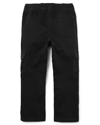 Boys Pull On Cargo Pants - Husky