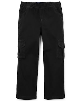 Boys Pull On Cargo Pants - Husky