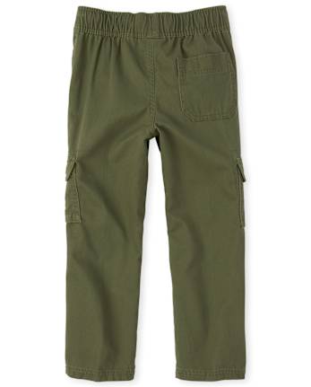 Boys Pull On Cargo Pants - Husky