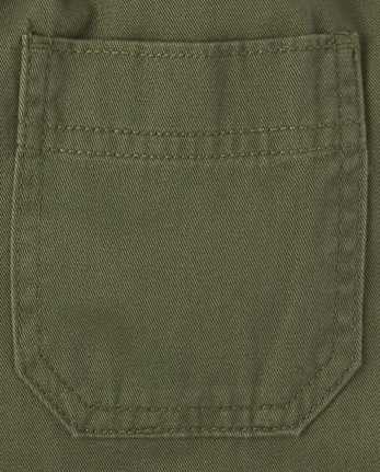 Boys Pull On Cargo Pants - Husky