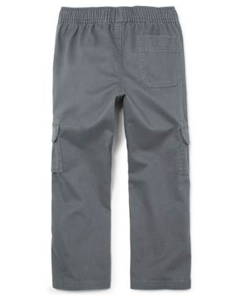 Boys Pull On Cargo Pants - Husky