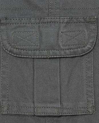 Boys Pull On Cargo Pants - Husky