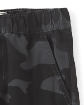 Boys Pull On Cargo Pants - Husky