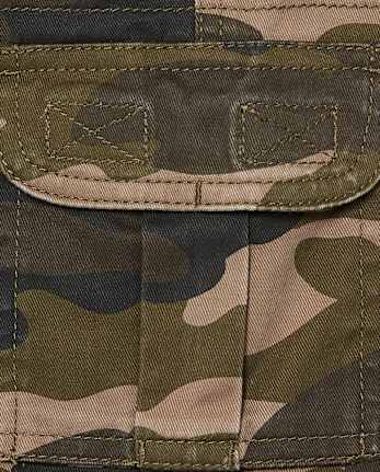 Boys Pull On Cargo Pants - Husky