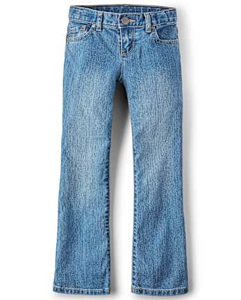 Fille Jeans à jambe semi-évasée - Slim